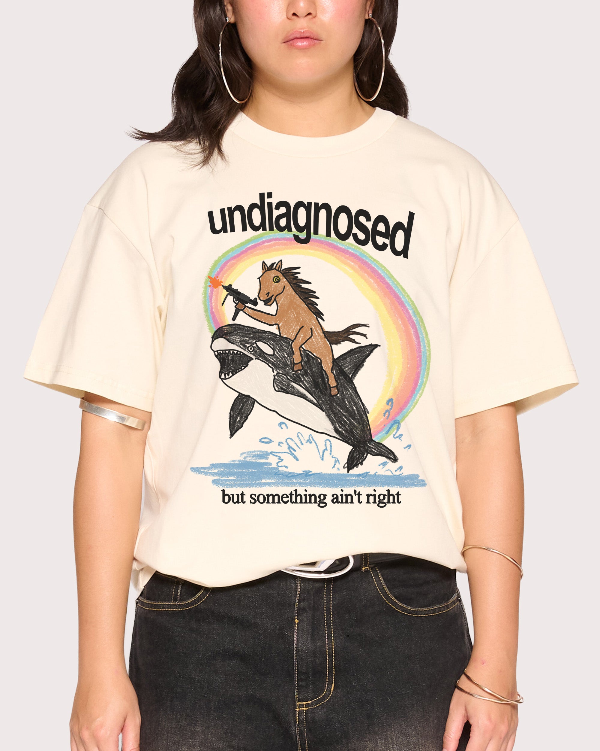 Streetwear Brand Tees - T-shirt grafica in cotone con meme