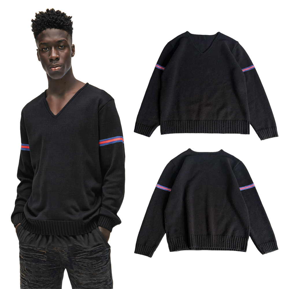 Streetwear Brand Vintage - Maglioni in maglia con scollo a