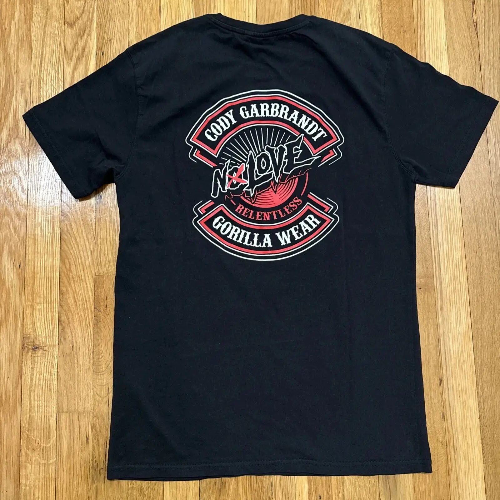 Streetwear Brand Vintage - T-shirt Gorilla Brand Cody Garbrandt Nera