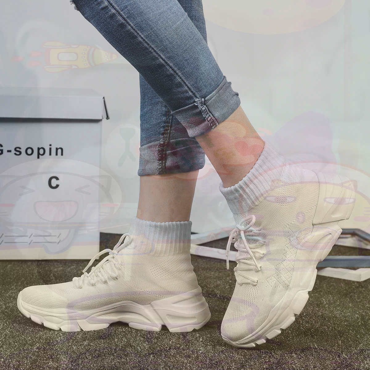 Streetwear Brands In Uk - Aumenta l'altezza Sumer Basket Basket Scarpe